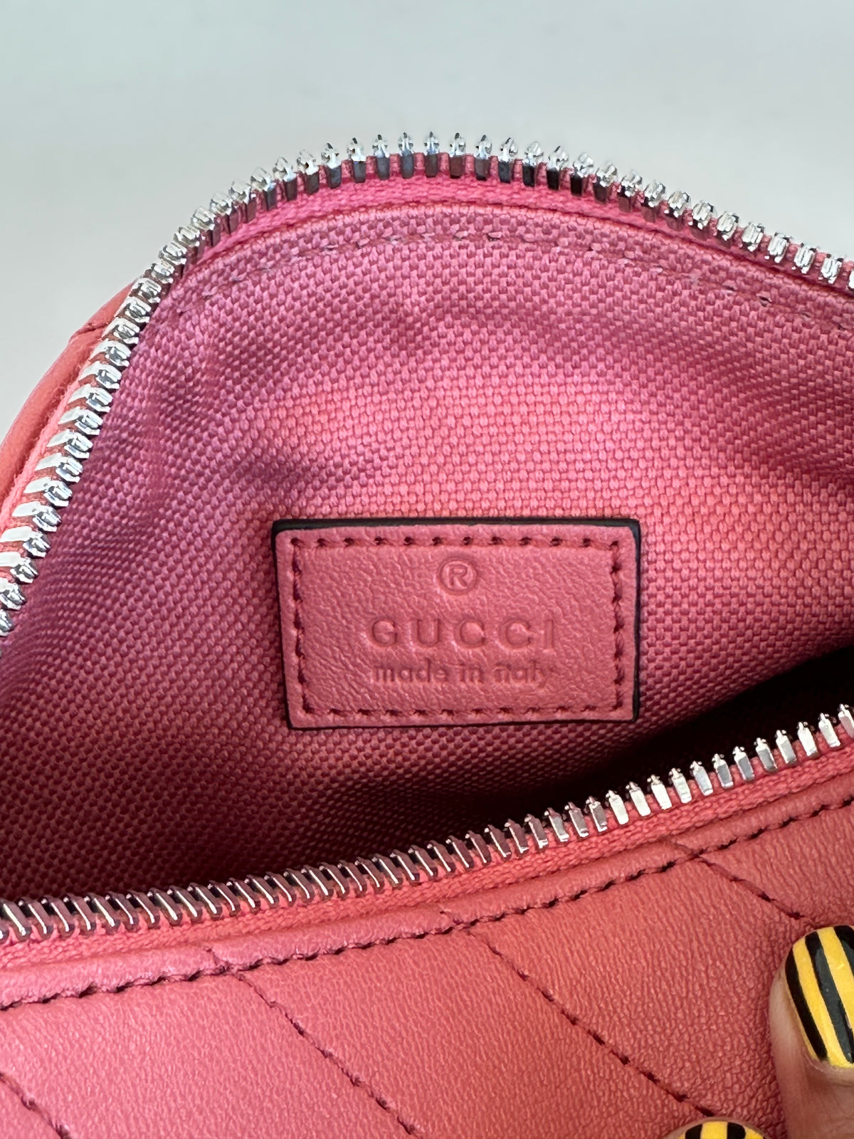 Gucci Blondie Barrel Mini in Pink Leather