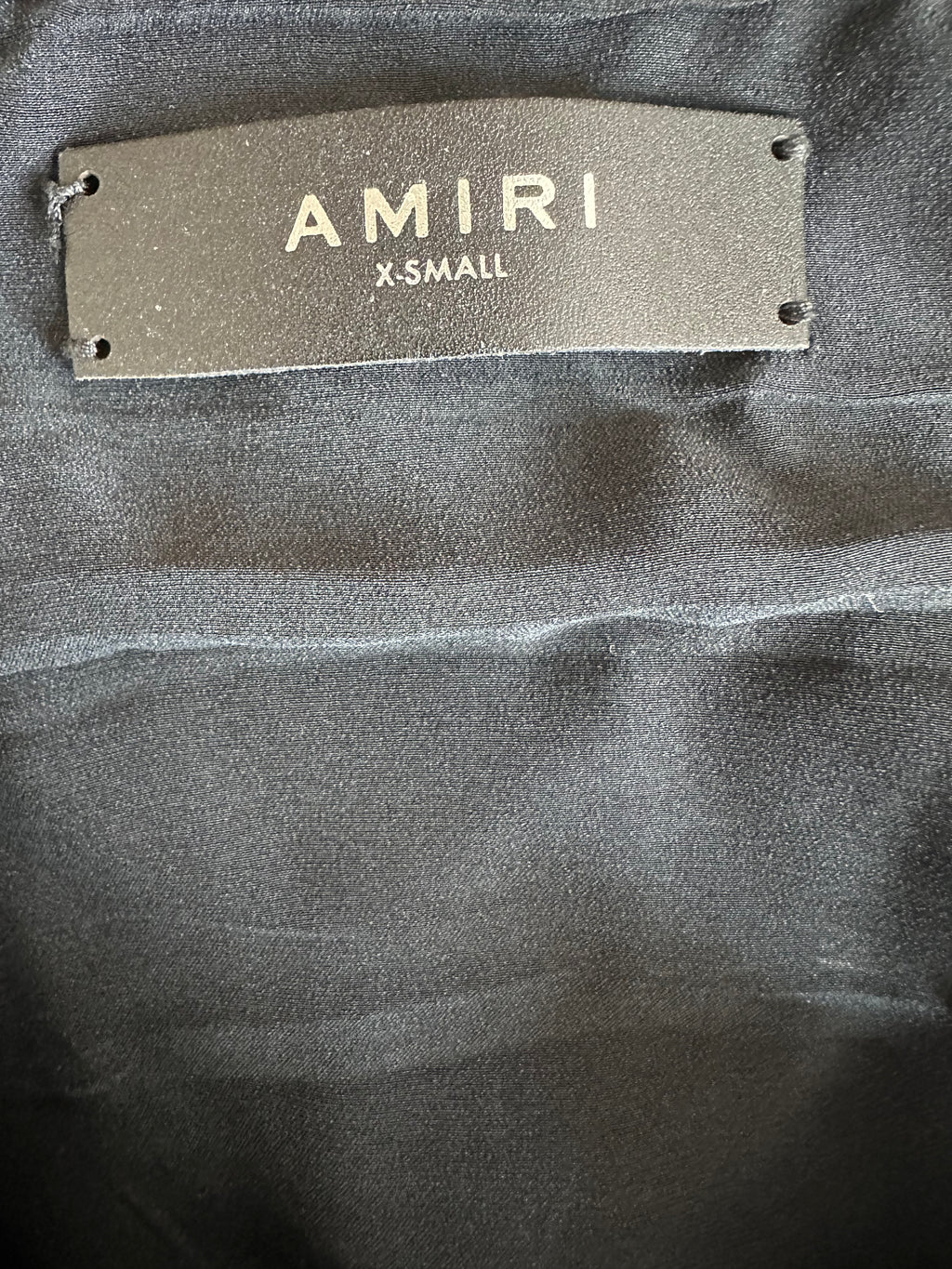 Amiri Star Embroidered Halter Top in Black