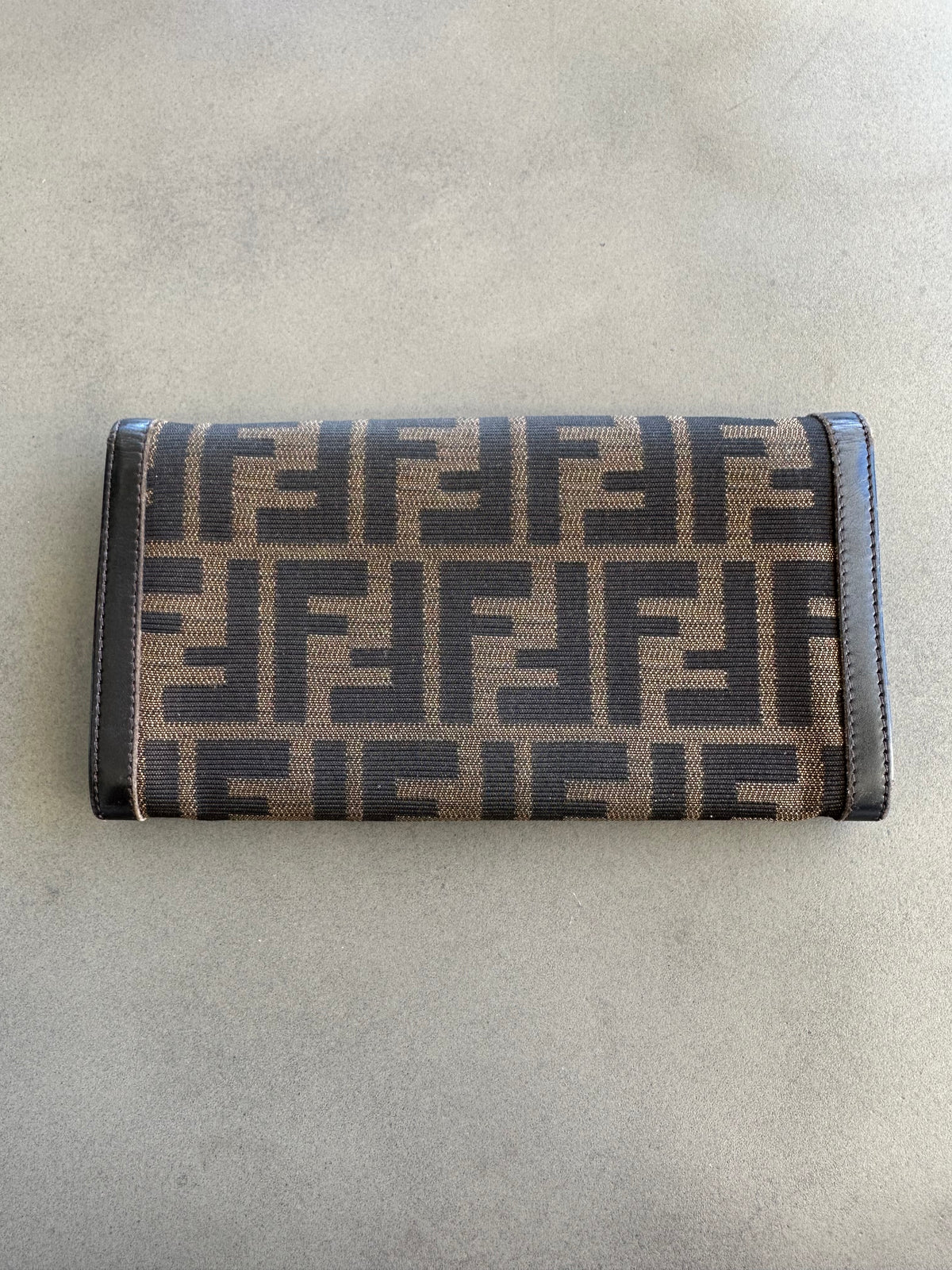Fendi Vintage Wallet in Brown Monogram