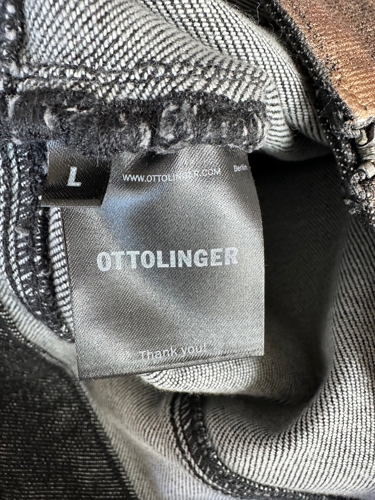 Ottolinger Painted Jeans in Gold Denim