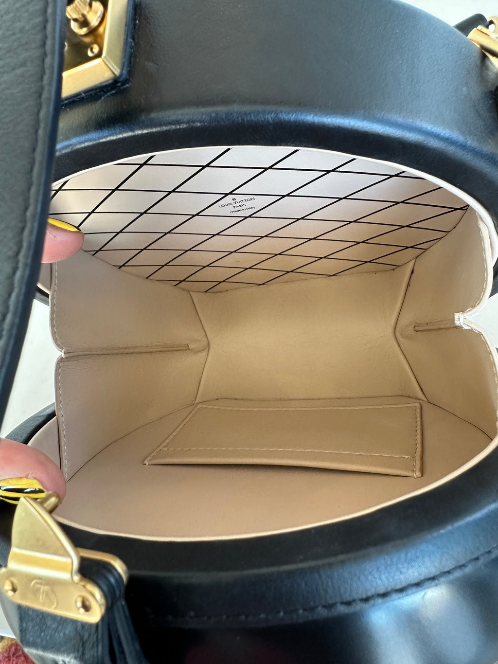Louis Vuitton Petite Boite Chapeau in Anachro Bleu