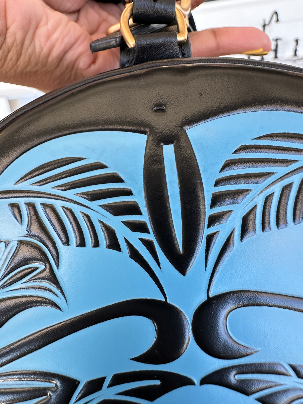 Louis Vuitton Petite Boite Chapeau in Anachro Bleu