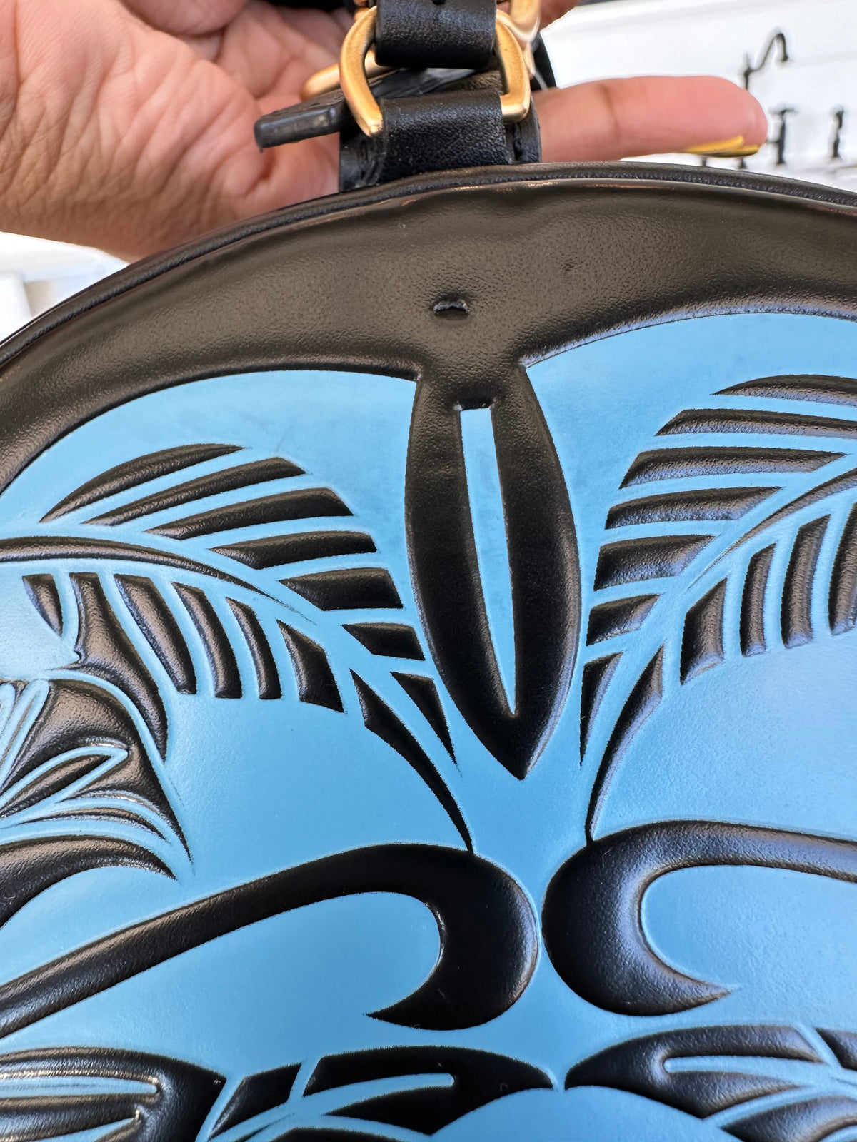 Louis Vuitton Petite Boite Chapeau in Anachro Bleu
