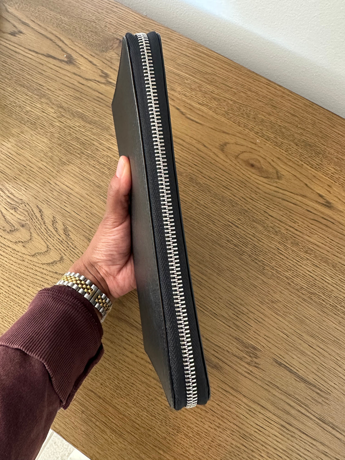 Loewe Long Unisex Wallet in Black Leather