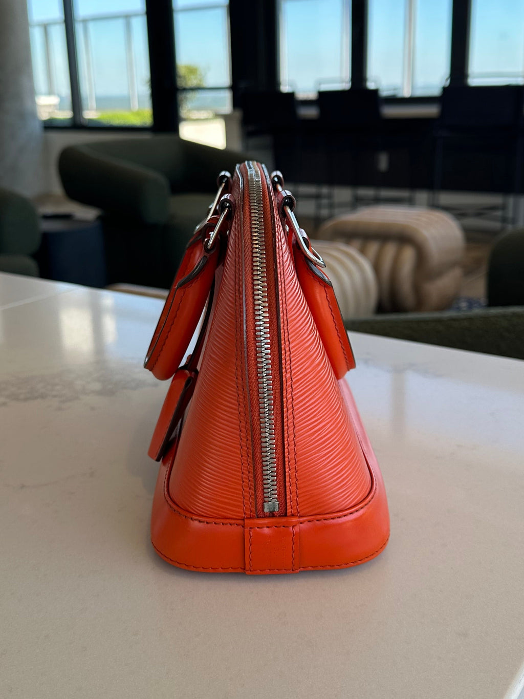 Louis Vuitton Alma BB in Epi Orange