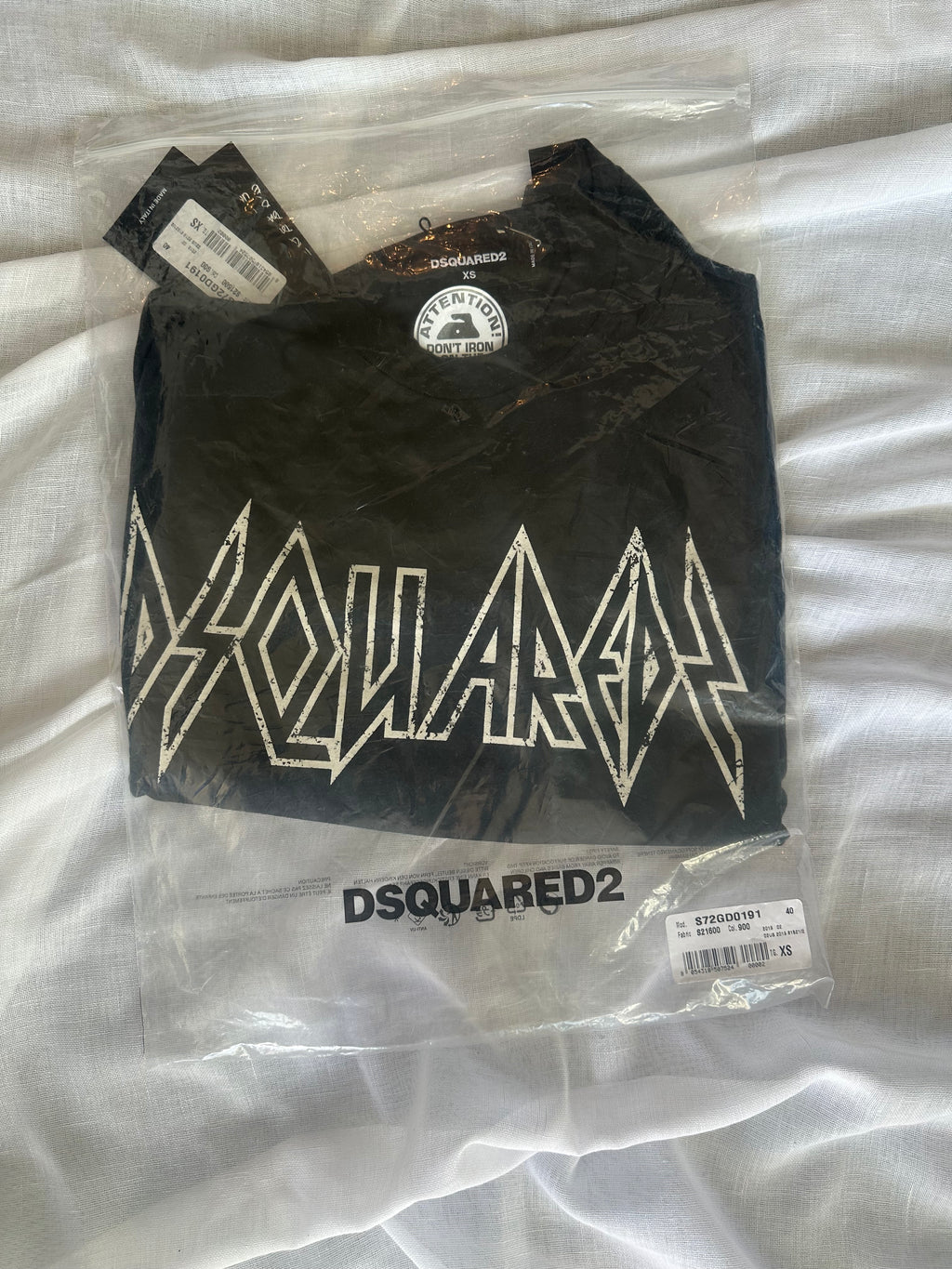 Dsquared2 Black Graphic T-shirt