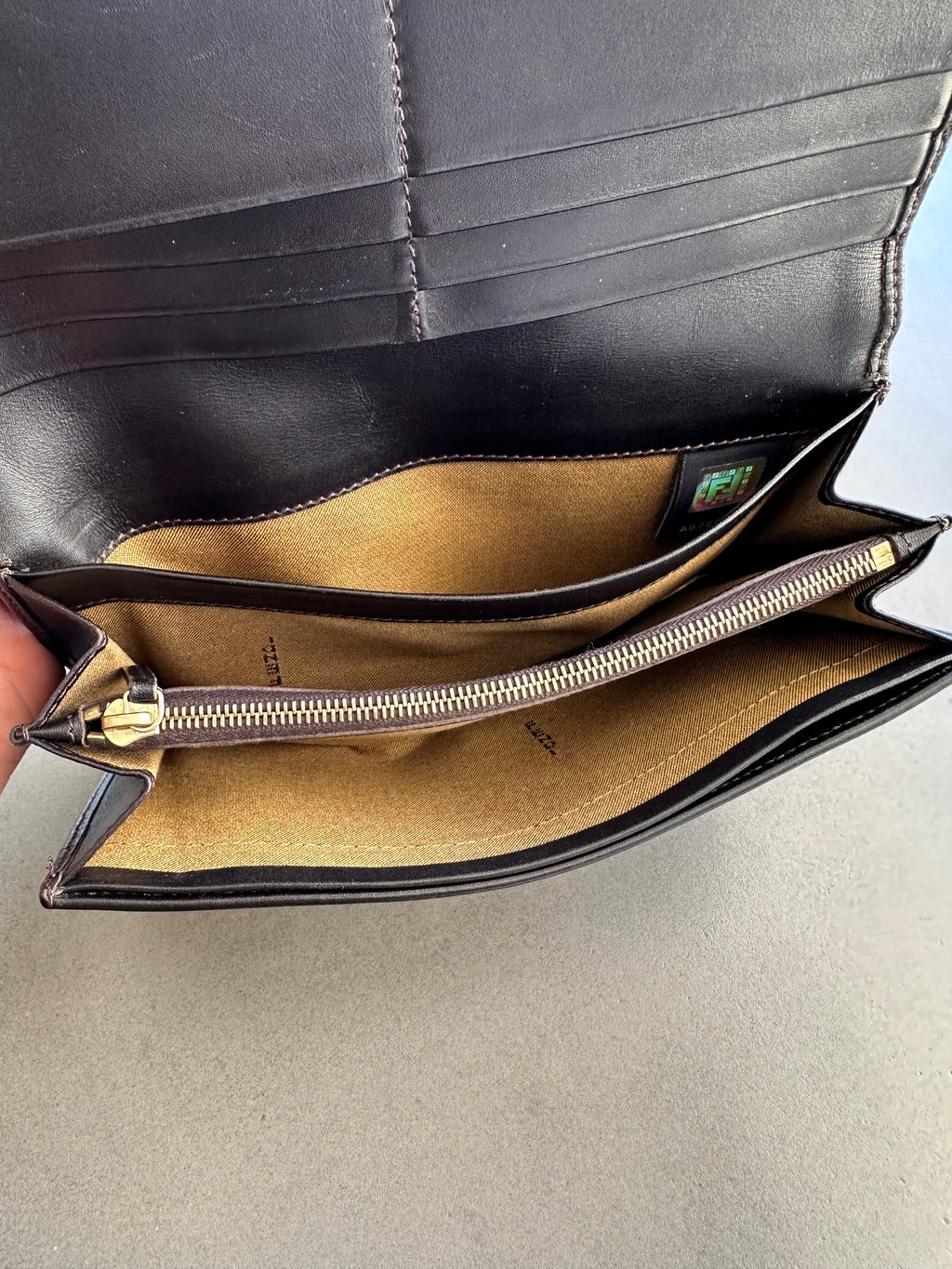 Fendi Vintage Wallet in Brown Monogram