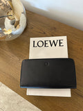 Loewe Long Unisex Wallet in Black Leather