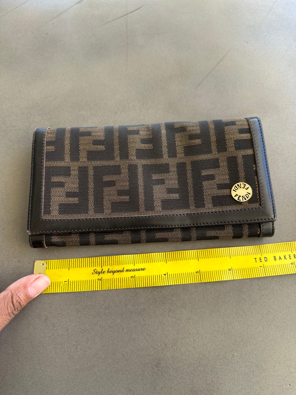 Fendi Vintage Wallet in Brown Monogram