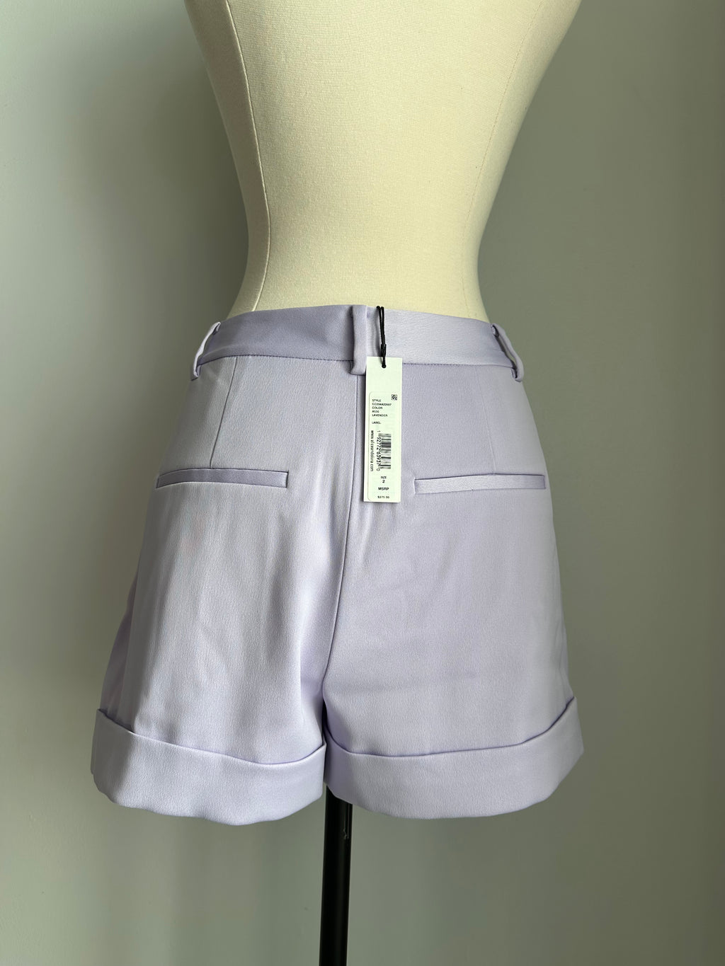 Alice & Olivia Lavender Shorts