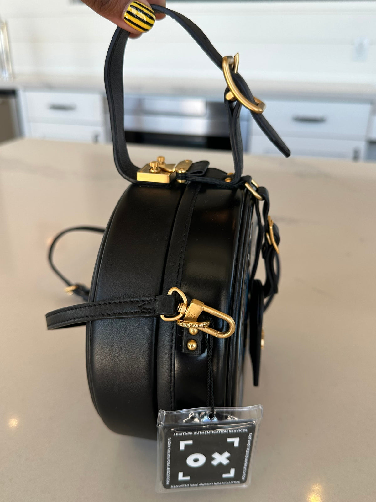 Louis Vuitton Petite Boite Chapeau in Anachro Bleu