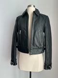 Maje Jacket in Black Leather