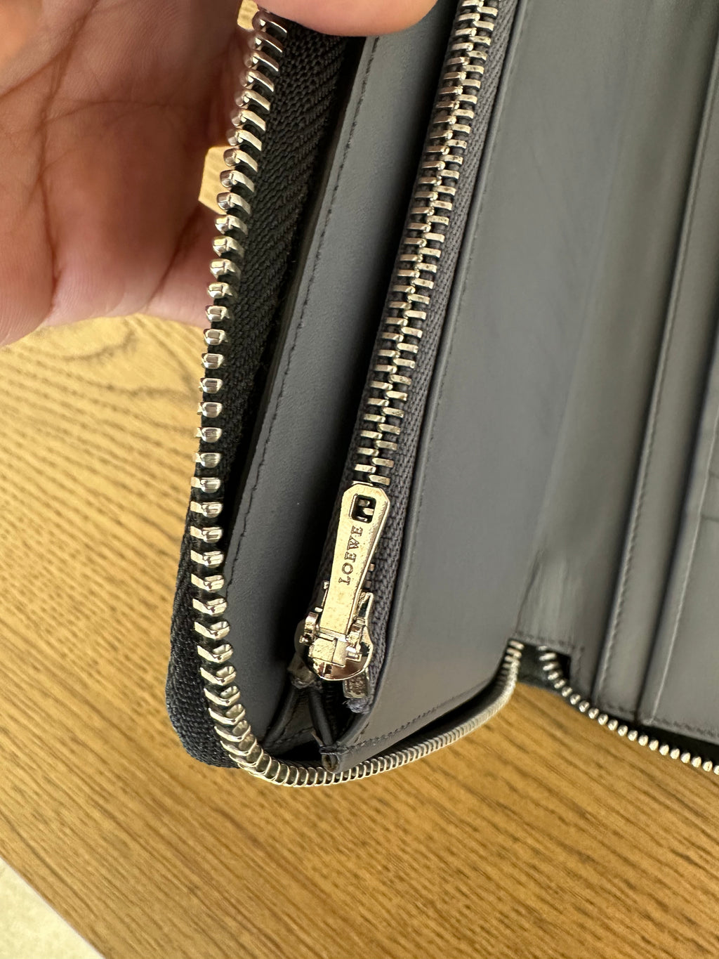 Loewe Long Unisex Wallet in Black Leather