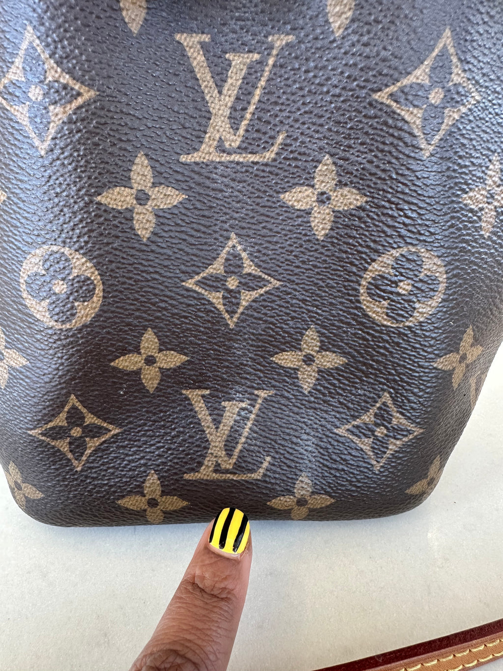 Louis Vuitton Mini Bucket Bag in Brown Monogram