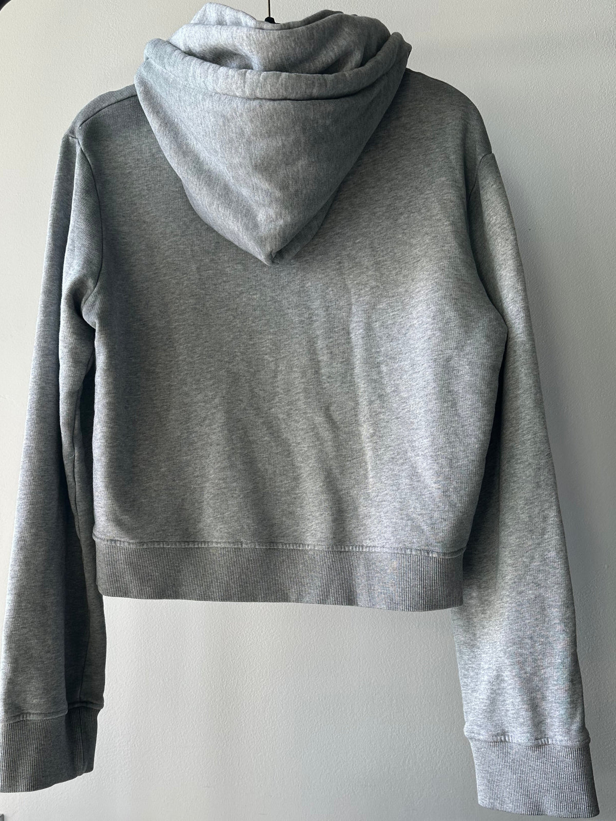 Mowalola Double-Hooded Sweatshirt in Grey