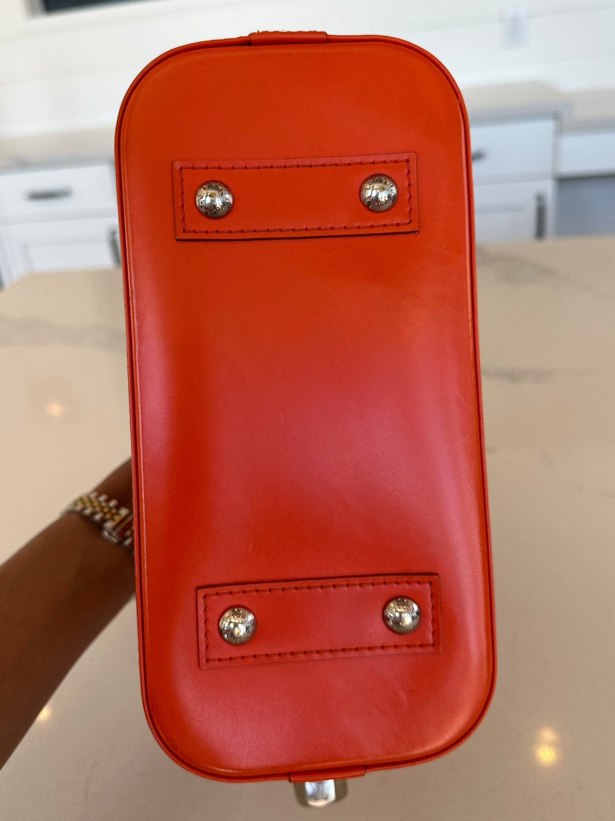 Louis Vuitton Alma BB in Epi Orange