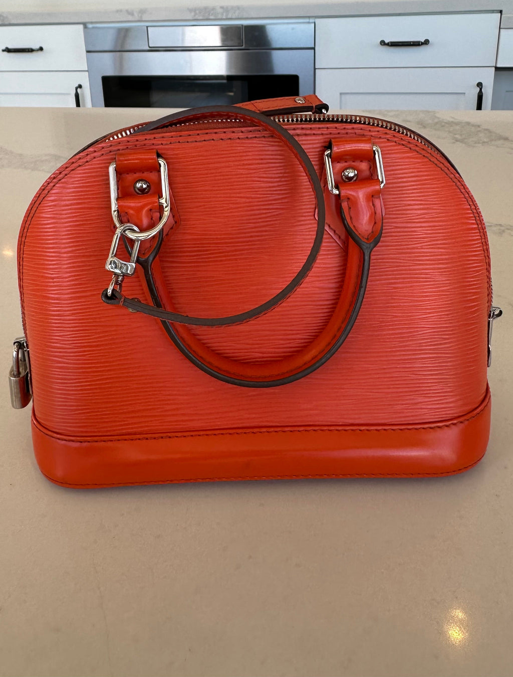 Louis Vuitton Alma BB in Epi Orange