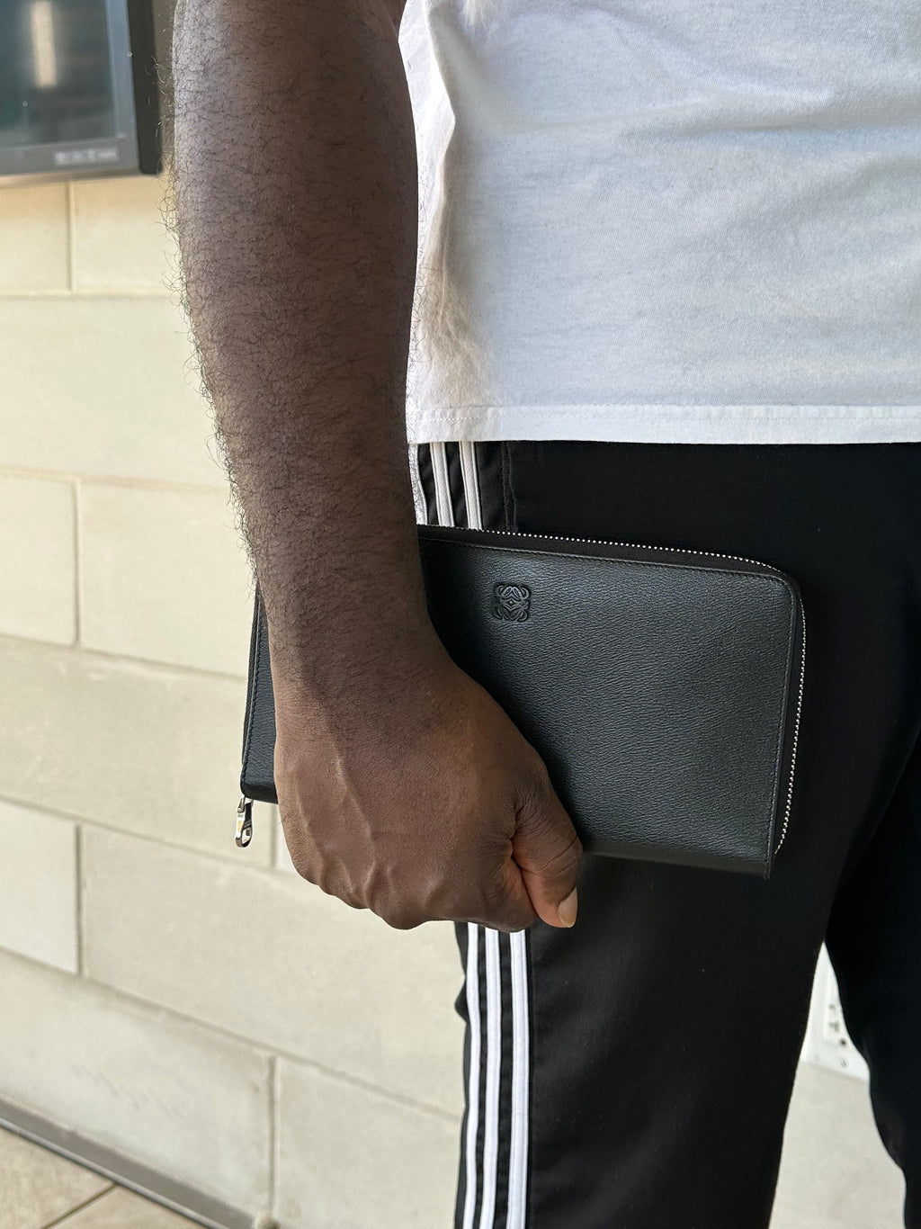 Loewe Long Unisex Wallet in Black Leather