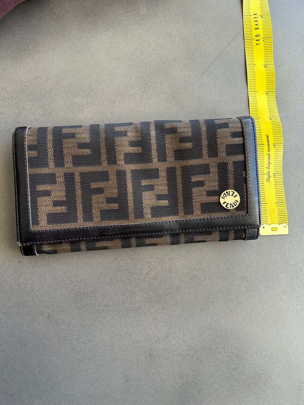 Fendi Vintage Wallet in Brown Monogram