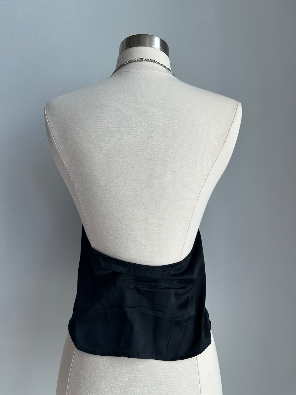 Amiri Star Embroidered Halter Top in Black