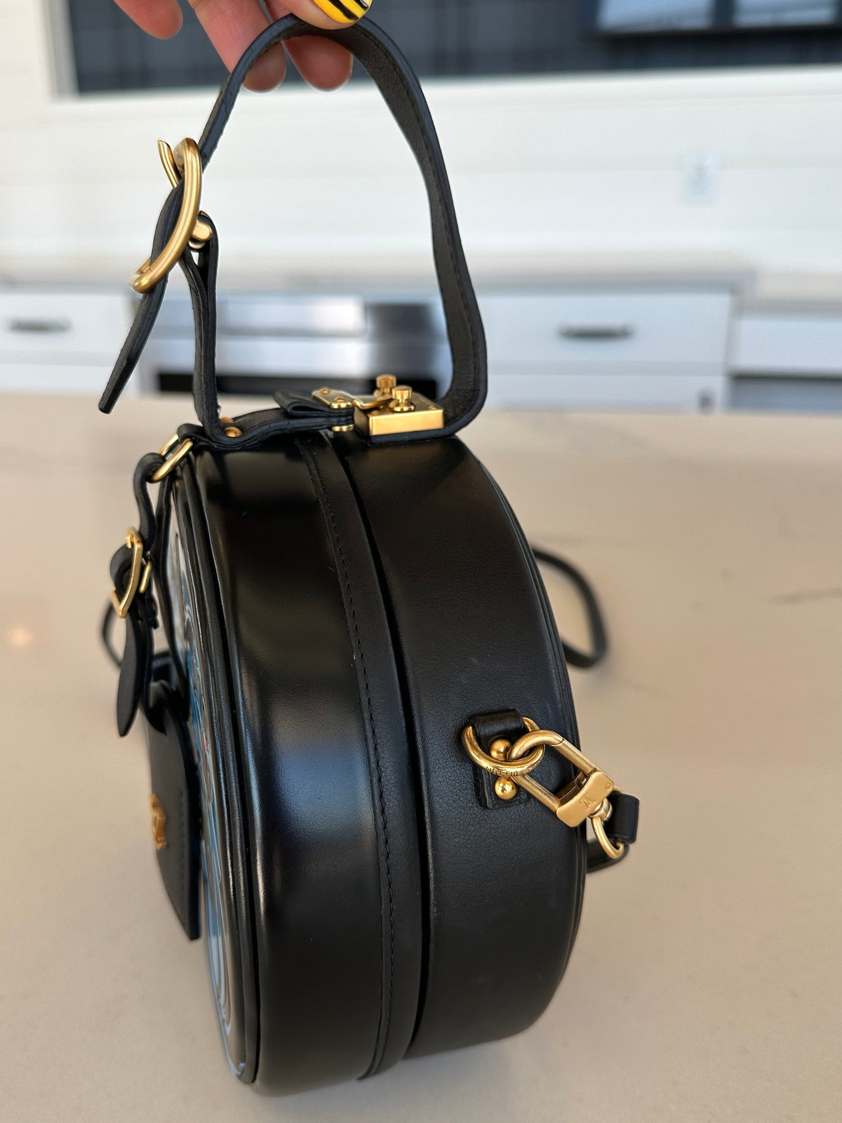 Louis Vuitton Petite Boite Chapeau in Anachro Bleu