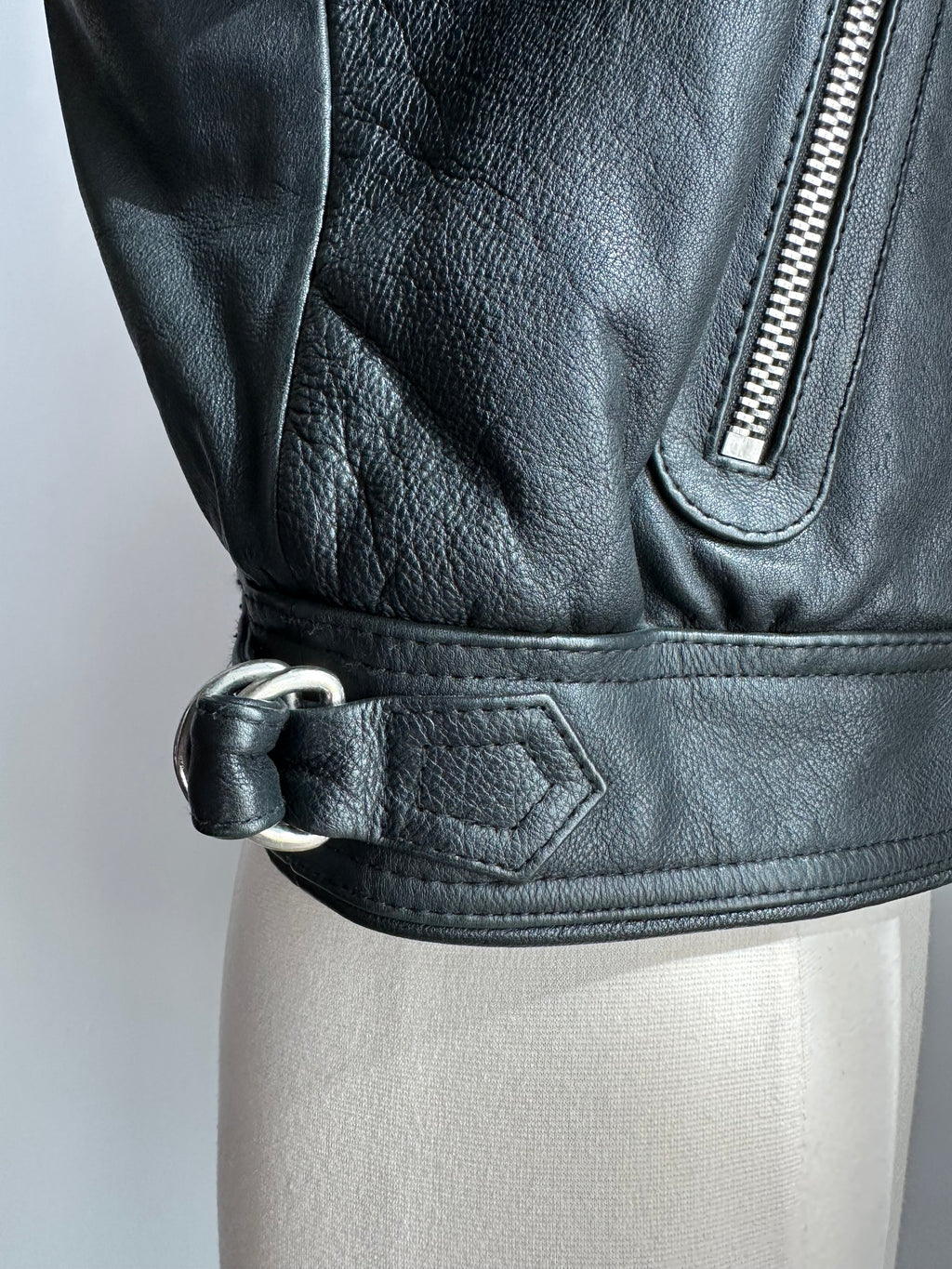 Maje Jacket in Black Leather