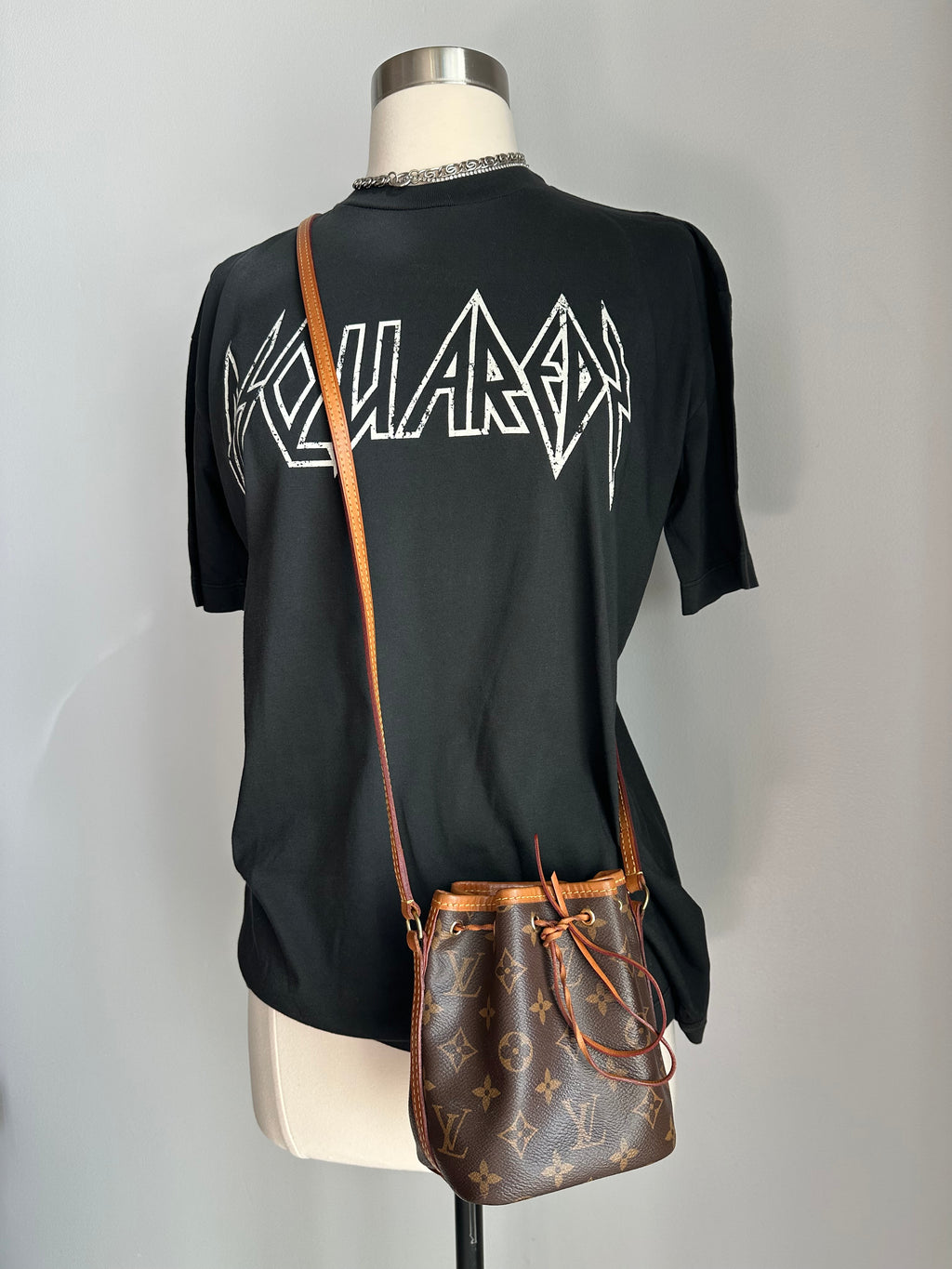 Louis Vuitton Mini Bucket Bag in Brown Monogram