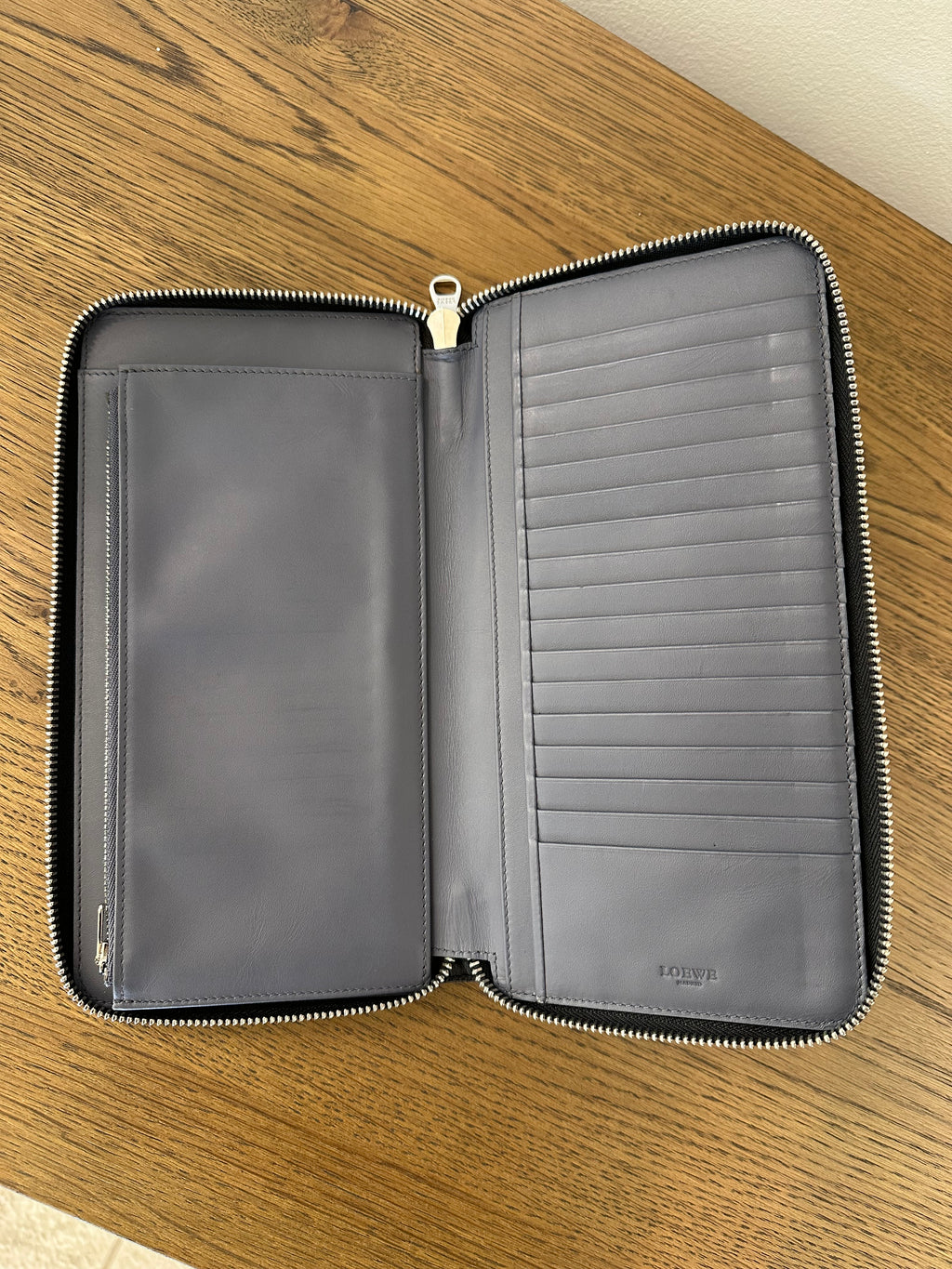 Loewe Long Unisex Wallet in Black Leather